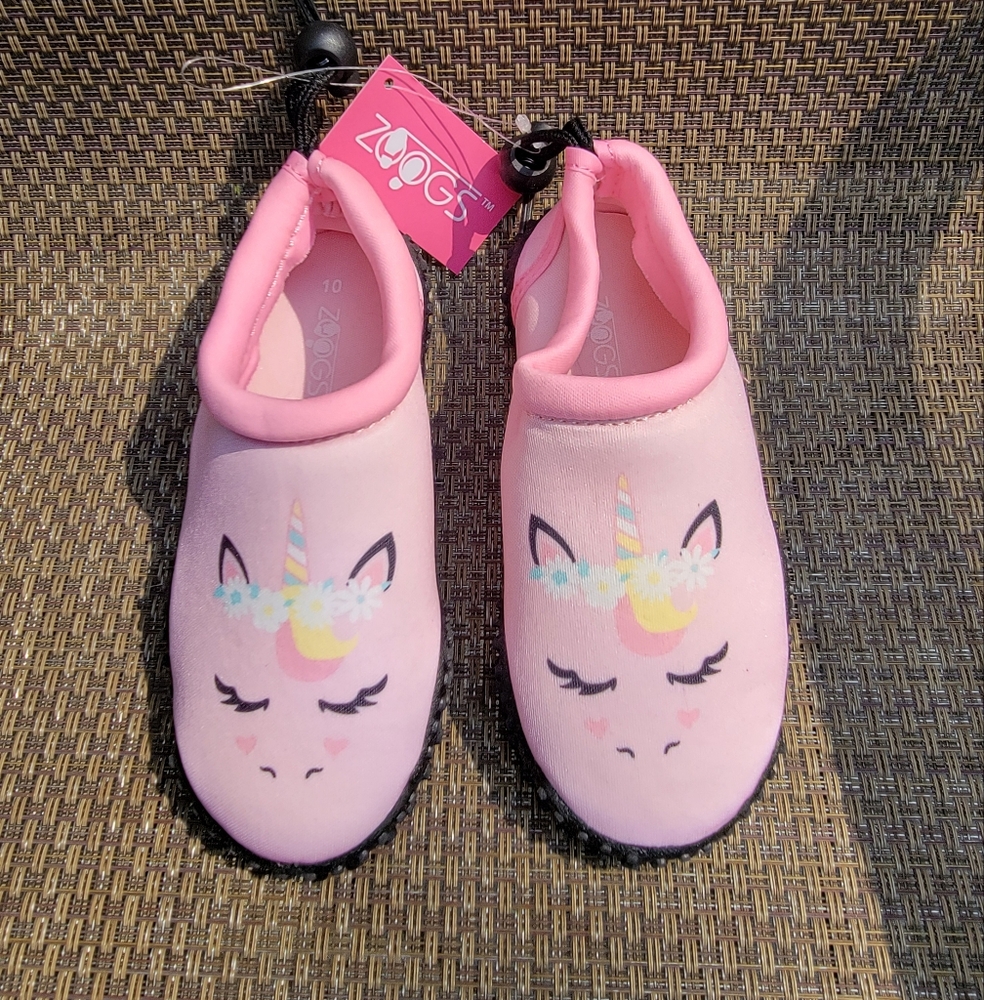 Zoggs Pink Unicorn Water Shoes